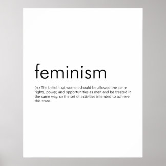 Poster Feminismo (Definição) - Significado Feminista