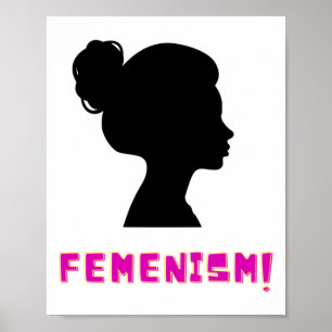 Poster Feminismo - Direitos das Mulheres!! Adesivo