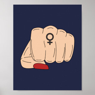 Poster feminista do poder