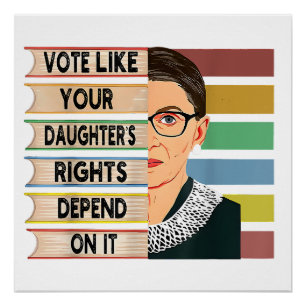 Pôster Feminista Ruth Bader Ginsburg RBG - Garota de cita