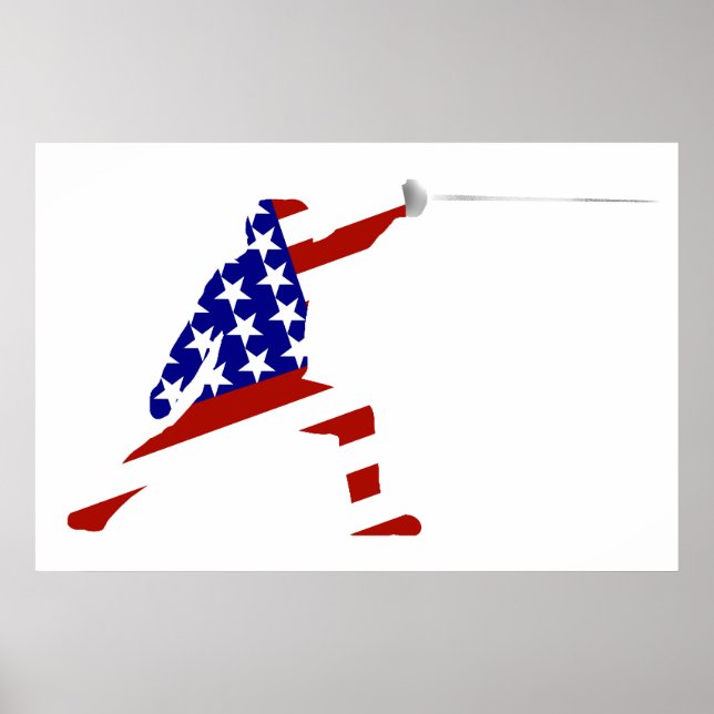 Pôster Fencer/cerca All-American (Frente)