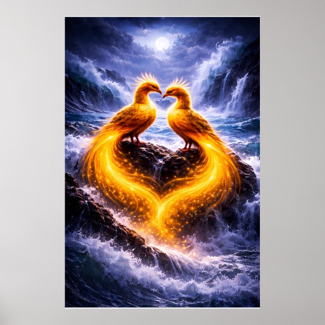 Poster Fênix Gêmeas da Luz Eterna (Frente)