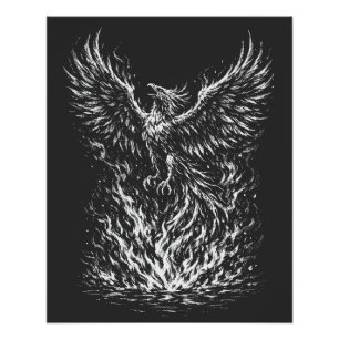 Pôster Fênix Ressurgindo das Chamas por BurnsInHell