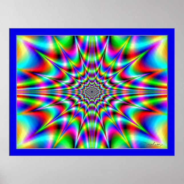 Pôster Fenômeno sobrenatural no céu (Frente)