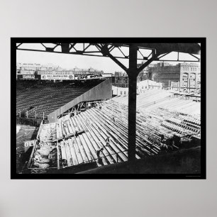 Poster Fenway Baseball Park em Boston, MÃES 1912