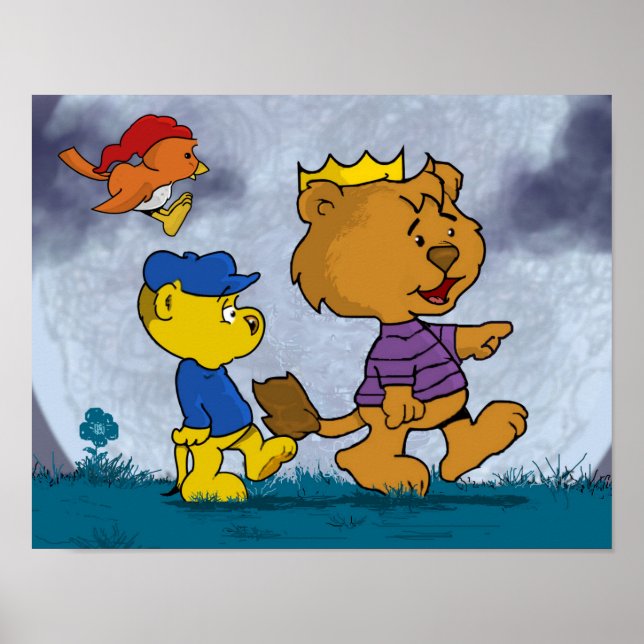 Poster Ferald, Birzy e Kingston (Frente)