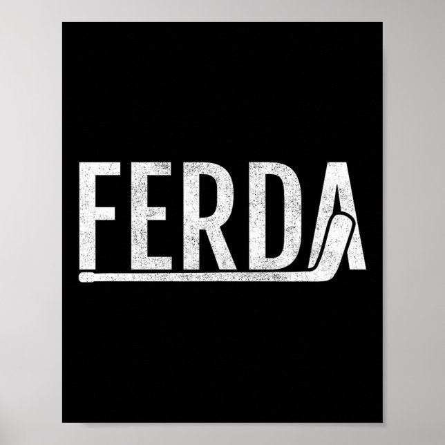 Poster Ferda Para o Hóquei dos Rapazes  (Frente)