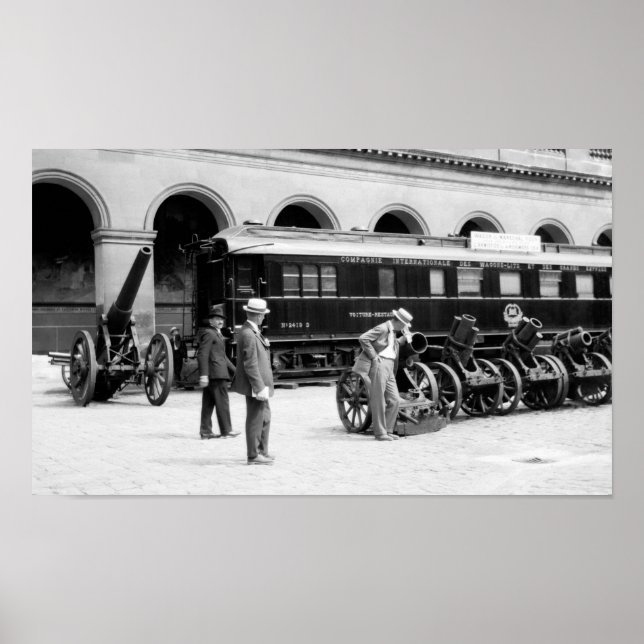 Poster Ferdinand Foch Railroad Car - Armistice WWI (Frente)