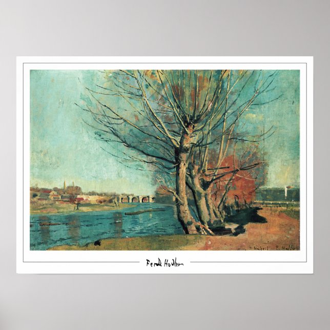 Poster Ferdinand Hodler Zedign Cartaz de Arte #94 (Frente)
