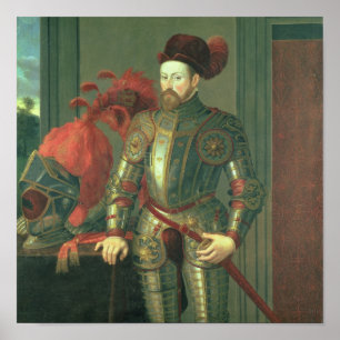 Poster Ferdinand II, imperador romano santamente