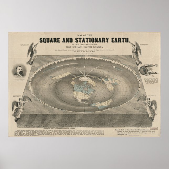 Pôster Ferguson Map (Frente)