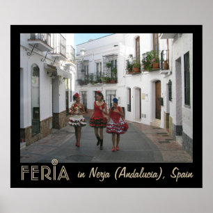 Pôster Féria em Nerja (Andalucia), espanha