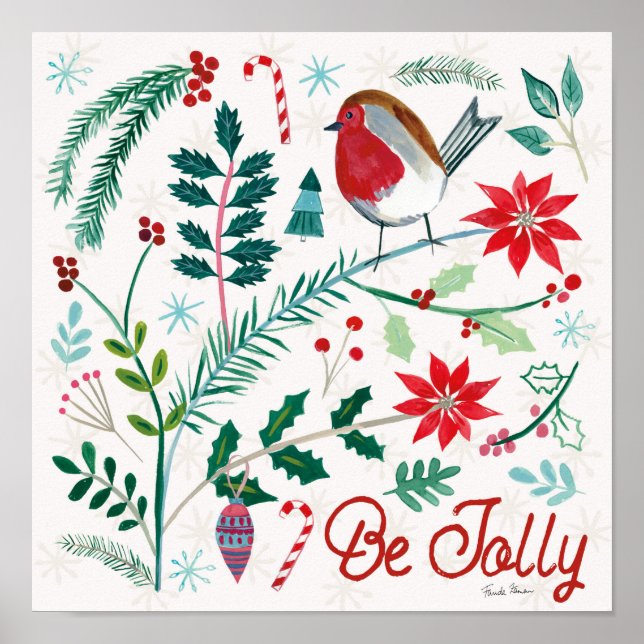 Poster Feriado Cheerful - Seja Jolly (Frente)