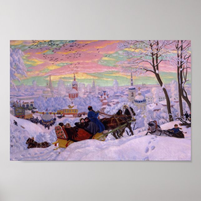 Poster Feriado de inverno - Shrovetide (Frente)