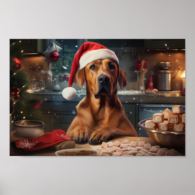 Poster Feriado de Natal Ridgeback Ridgeback (Frente)
