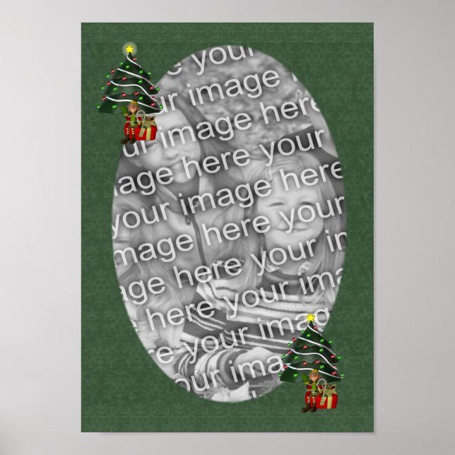 Poster Feriado Feriado Fofo Adicione Sua Foto (Frente)