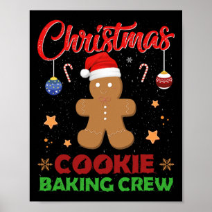 Poster Feriado Natal Baking Squad Novelty Vovó Coo