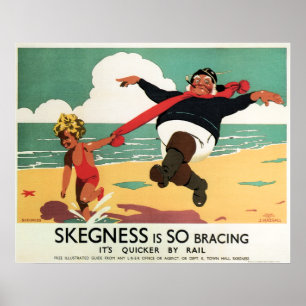 Pôster FERIADO NO SKEGNESS c. 1908