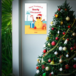 Poster Feriado Santa Claus Feriado Natal Novo Ano