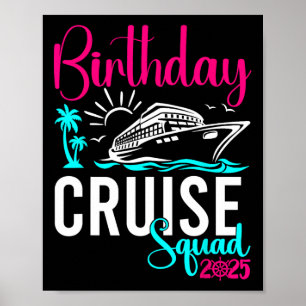 Poster Férias Amigos do Grupo Familiar Birthday Cruise 20