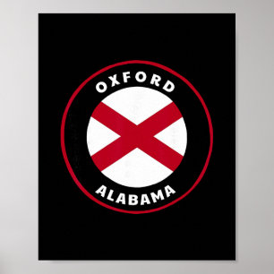 Poster Férias da Bandeira do Estado de Oxford Alama Al Dg