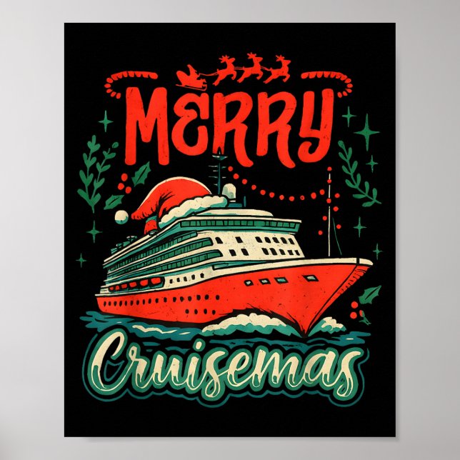 Poster Férias de Cruzeiro Divertidas e Alegres de Cruisem (Frente)
