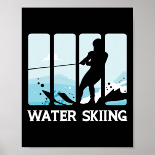 Poster Férias de Esqui Aquático Aventura de Verão Esporte