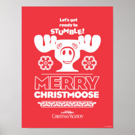 Poster Férias de Natal | Christmoose Feliz
