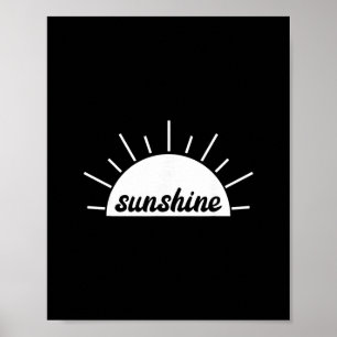 Poster Férias de Praia Ensolarada Areia e Sol Feriado na