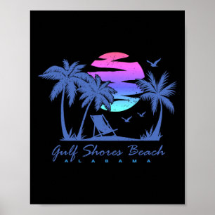 Poster Férias De Quebra Da Primavera No Alabama, South Sh