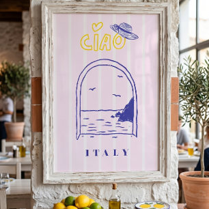 Poster Férias de Verão Ciao Itália