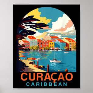 Poster Férias de Verão Cuta Aloha Havaiana Shaka Hibiscus