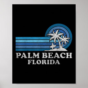 Poster Férias de Verão de Família Antiga em Palm Beach Fl