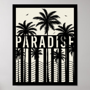 Poster Férias de Verão, Sol, Surf California Paraíso