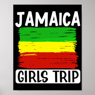 Poster Férias de Voo de Viajantes Jamaica Girls Trip Fla