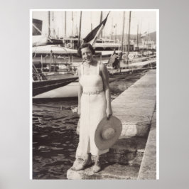 Pôster Férias em Cannes, 1930
