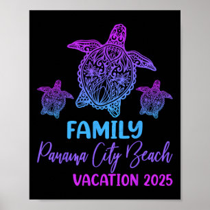 Poster Férias em Família 2025 Tartaruga Marinha Flórida P
