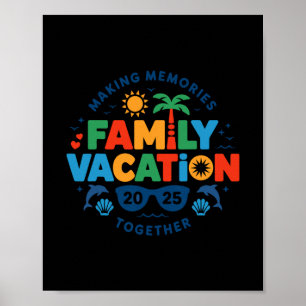Poster Férias em Família 2025 Vibes de Reunião Familiar C