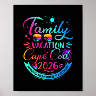 Poster Férias em Família Cape Cod 2026 Presente de Palmei