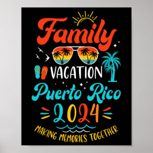 Poster Férias em Família em Porto Rico Correspondência de