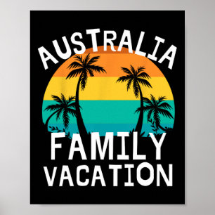 Poster Férias em Família na Austrália Viagem Divertida Ho
