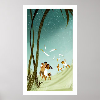 Poster Férias Familiares