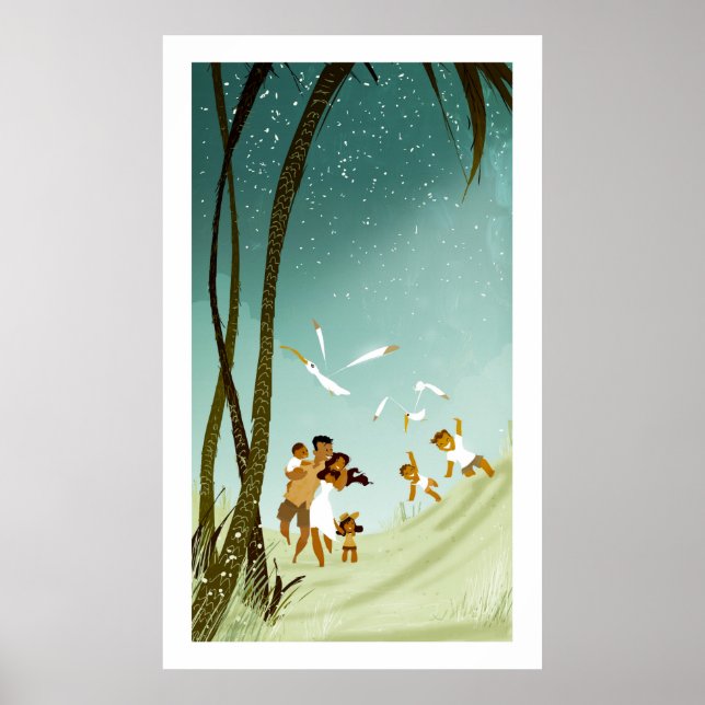 Poster Férias Familiares (Frente)