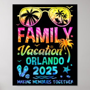 Poster Férias Familiares 2025 Orlando Matching Memories T