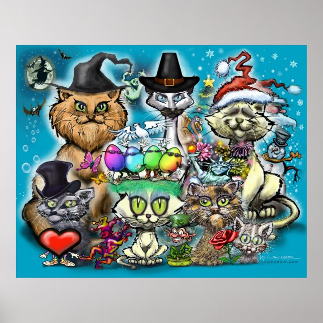 Poster Férias Felizes (Frente)