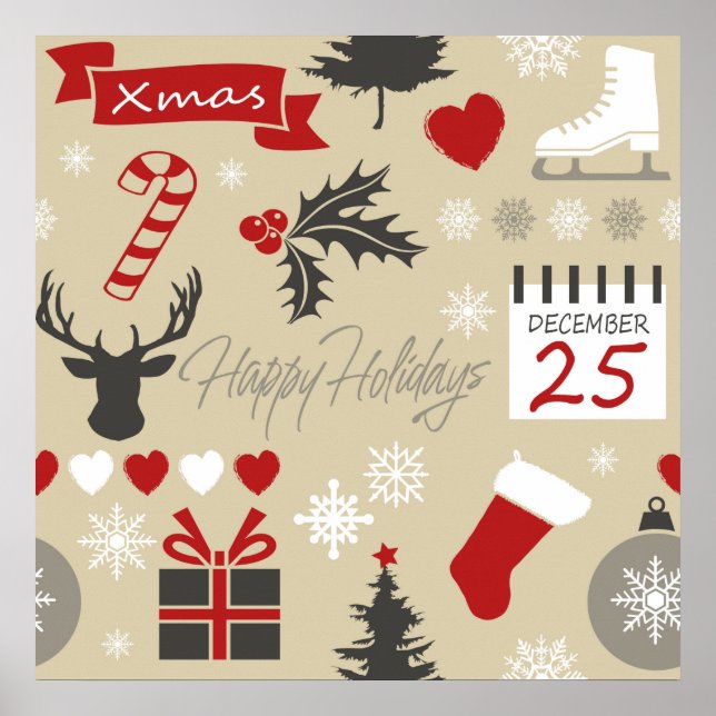 Poster Férias Felizes (Frente)