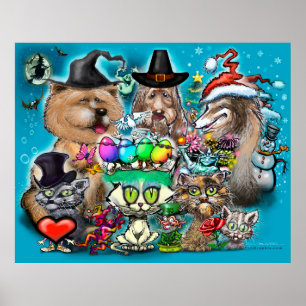 Poster Férias Felizes