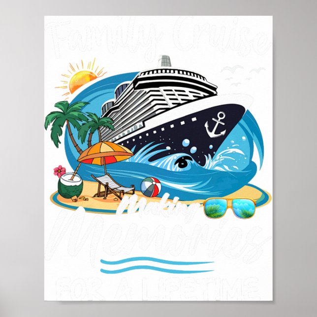 Poster Férias Férias de Cruise Férias Correspondentes. (Frente)