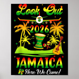 Poster Férias na Jamaica 2026 Aqui Vamos Nós Corresponden