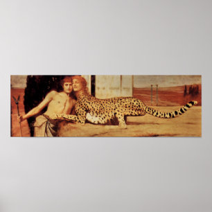 Poster Fernand Khnopff - A ternura da esfinge